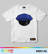 McLaud EPS Artwork AWK146, Blue Police Hat, Editable, Instant Download