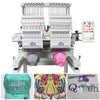 McLaud MT215-1214 A Embroidery Machine, 2 Head, 15 needles, 1000spm