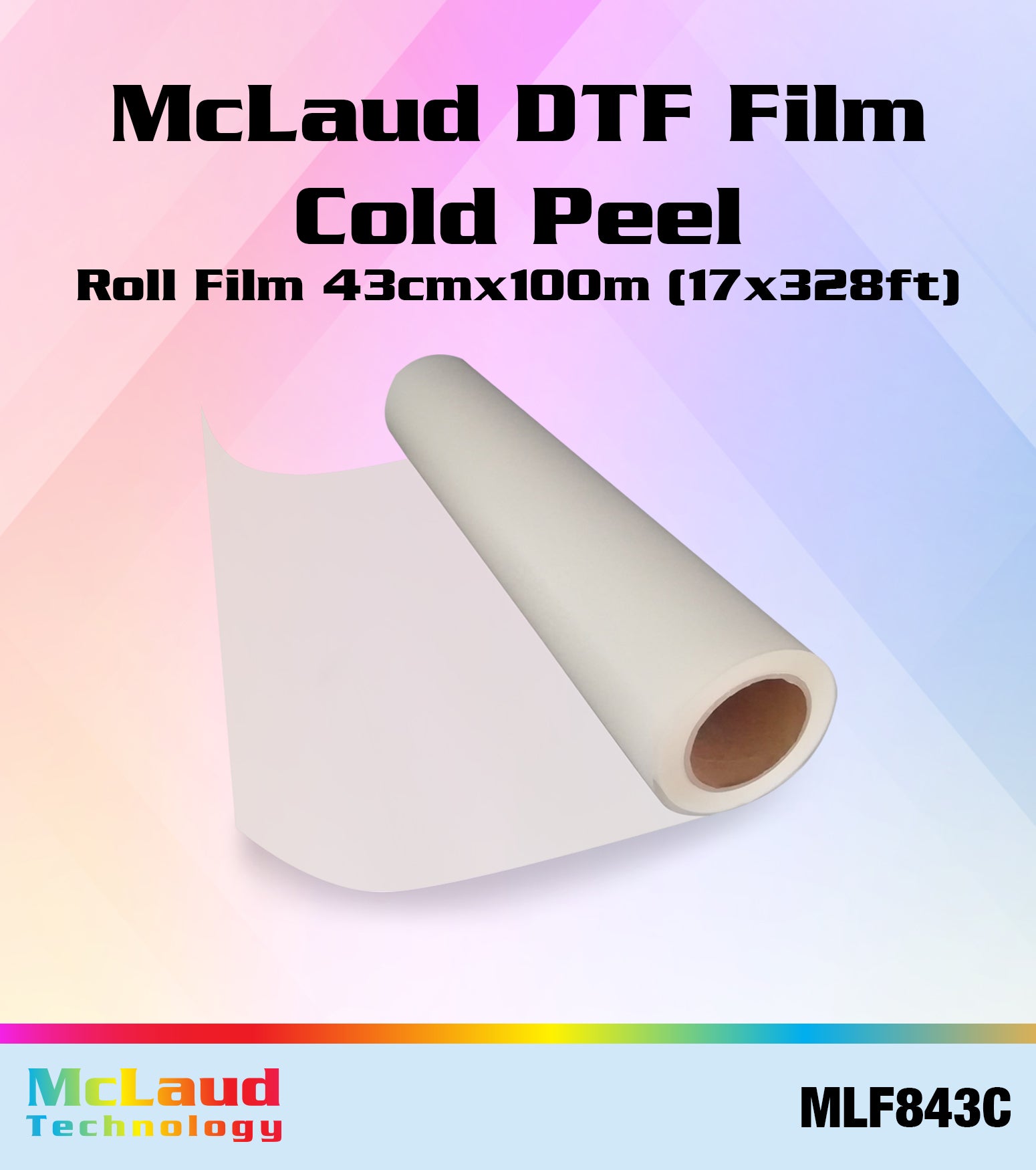 DTF Film Rolls (Matte, Warm/Cold Peel)