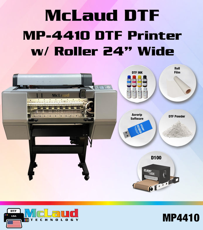 McLaud MP4410 DTF Printer , 44 Wide – Ready to Print Bundle