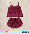 McLaud Velvet Short and Crop Top, Series VD100-M, Free Shipping in USA
